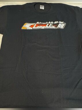 Laughlin River Run 2006 Motorcycle Rally Black Graphic T Shirt XL
